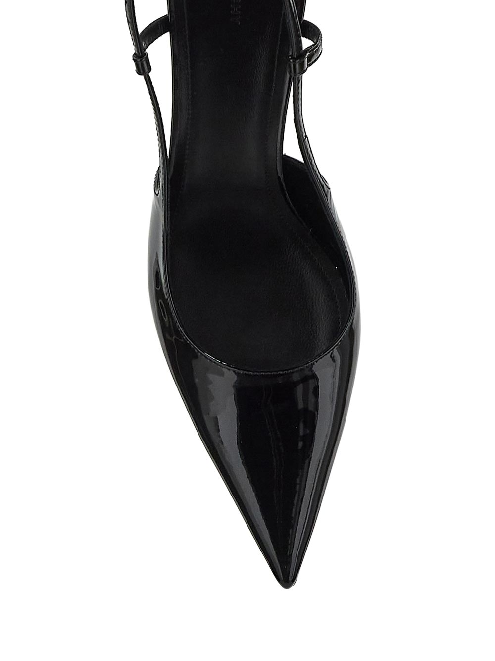 Givenchy G Cube Slingbacks In Patent Leather