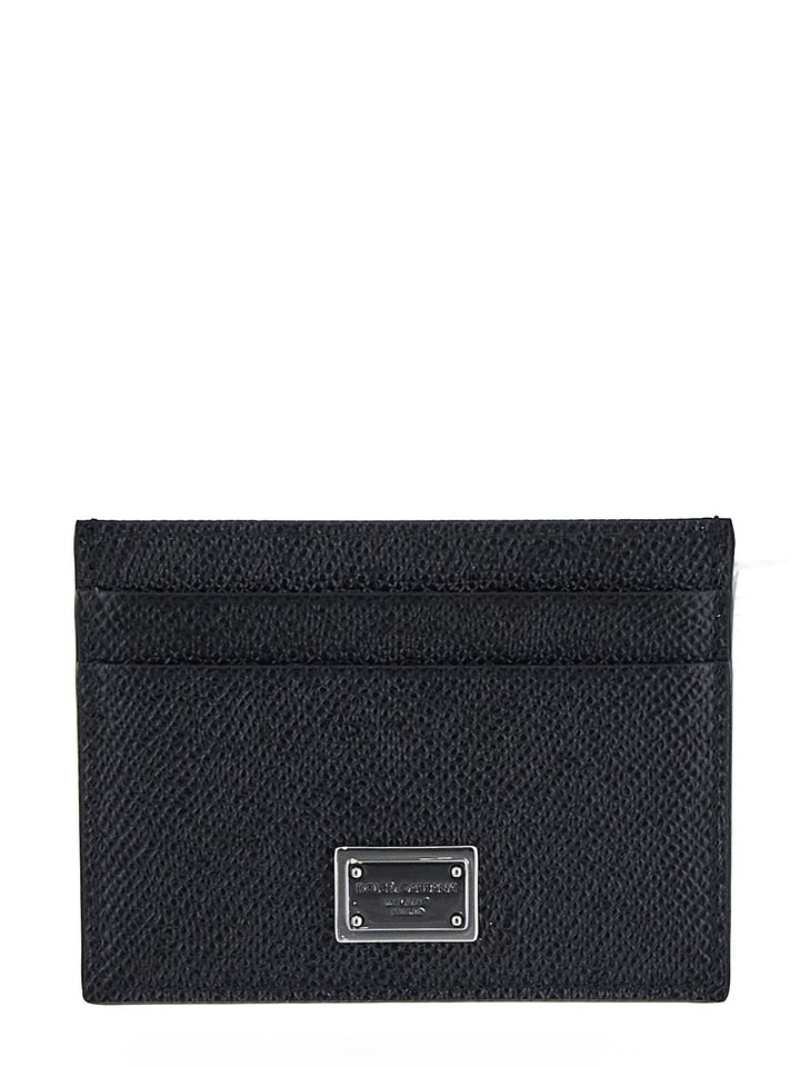 Dolce & Gabbana Logo-Embossed Leather Bifold Wallet