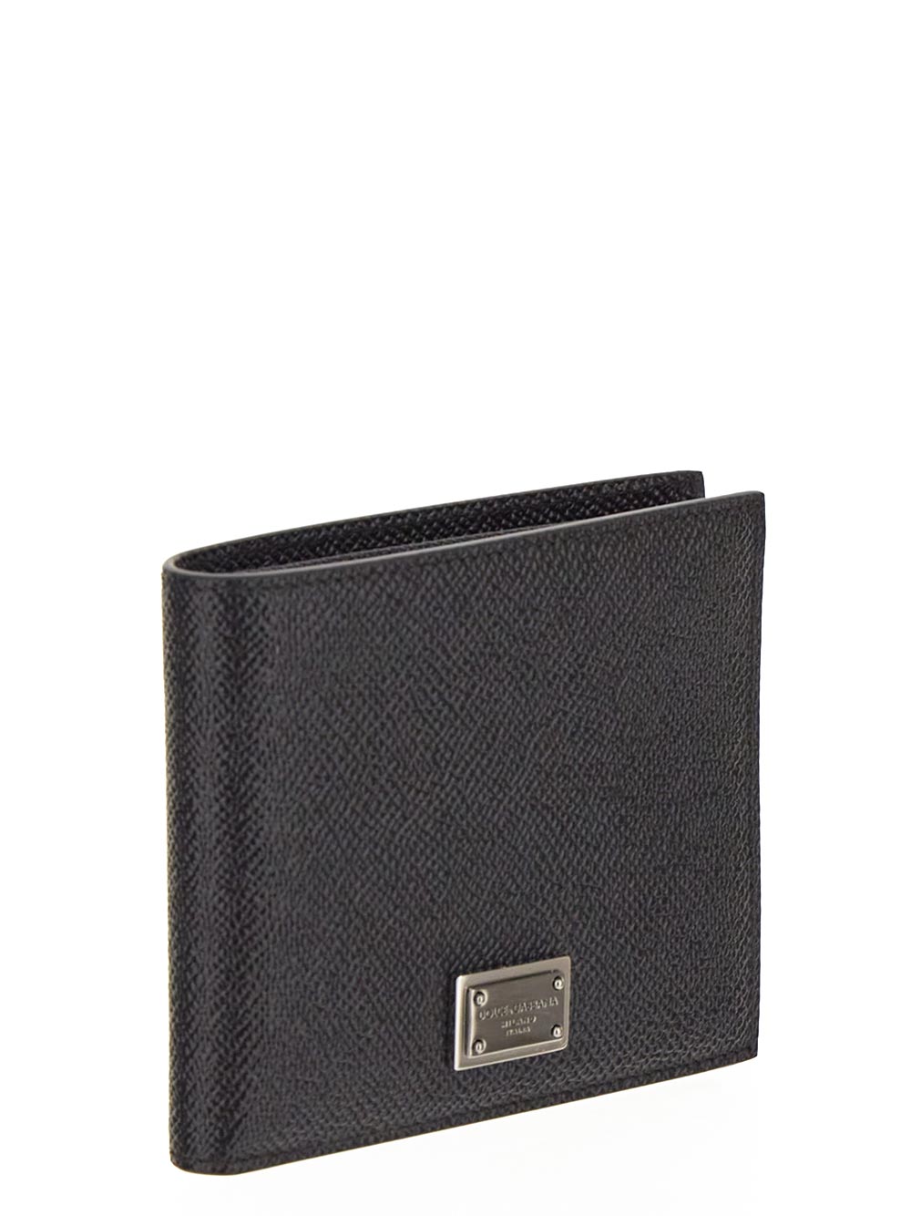 Dolce & Gabbana Logo-Tag Leather Bifold Wallet