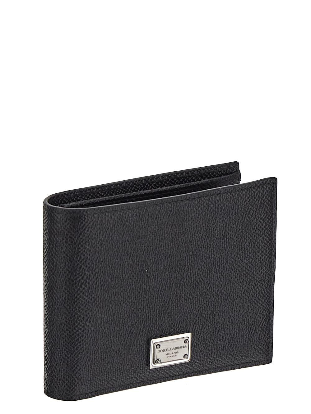 Dolce & Gabbana Calfskin Wallet With Coin Pocket And Logo Tag