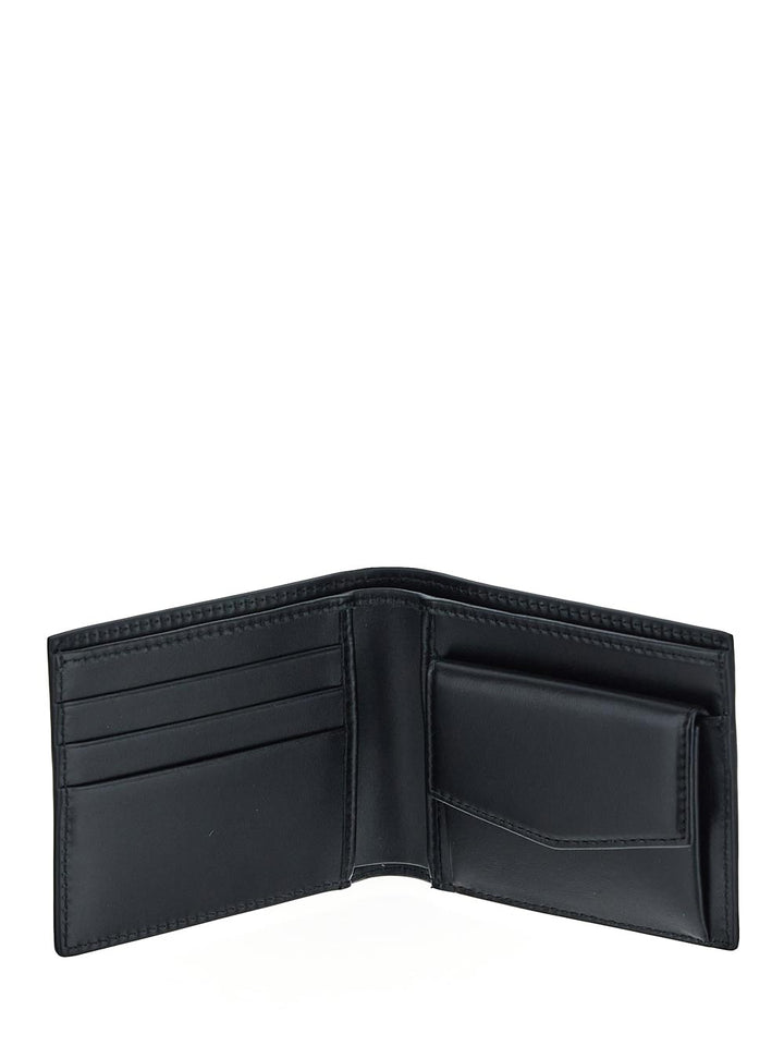 Dolce & Gabbana Calfskin Bifold Wallet With Logo