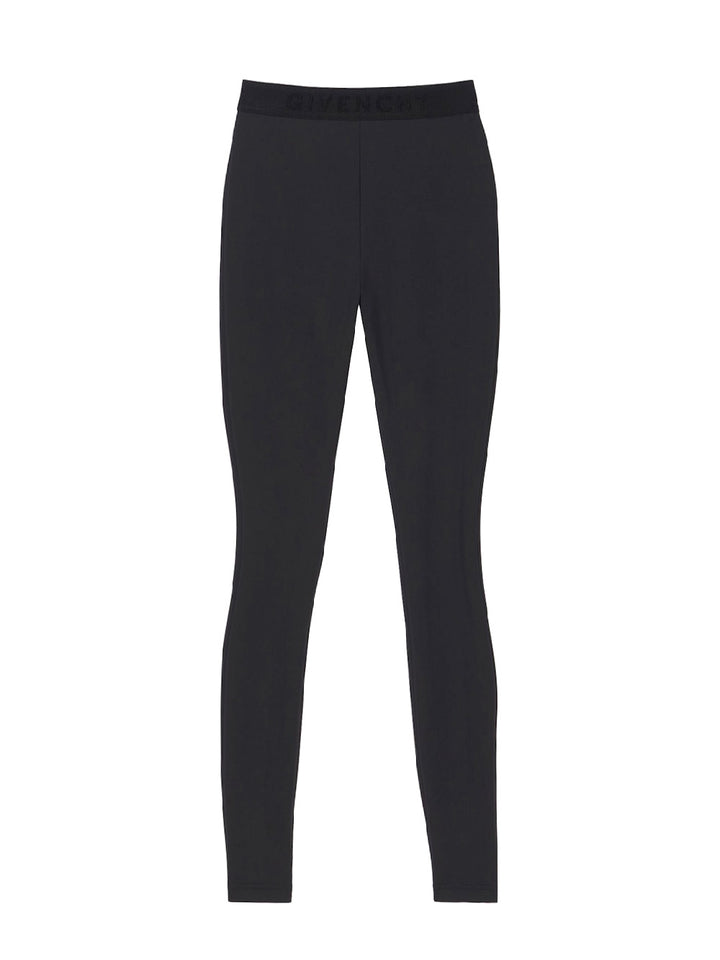 Givenchy Leggings In Jersey With Givenchy Waistband