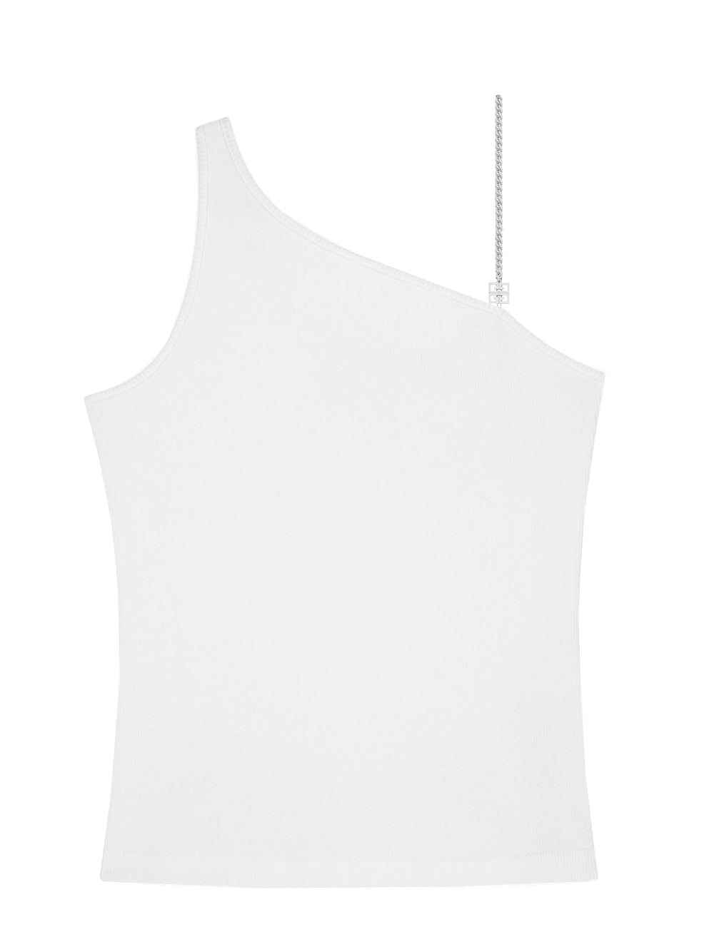 Givenchy Asymmetric Top In Cotton With Chain Detail