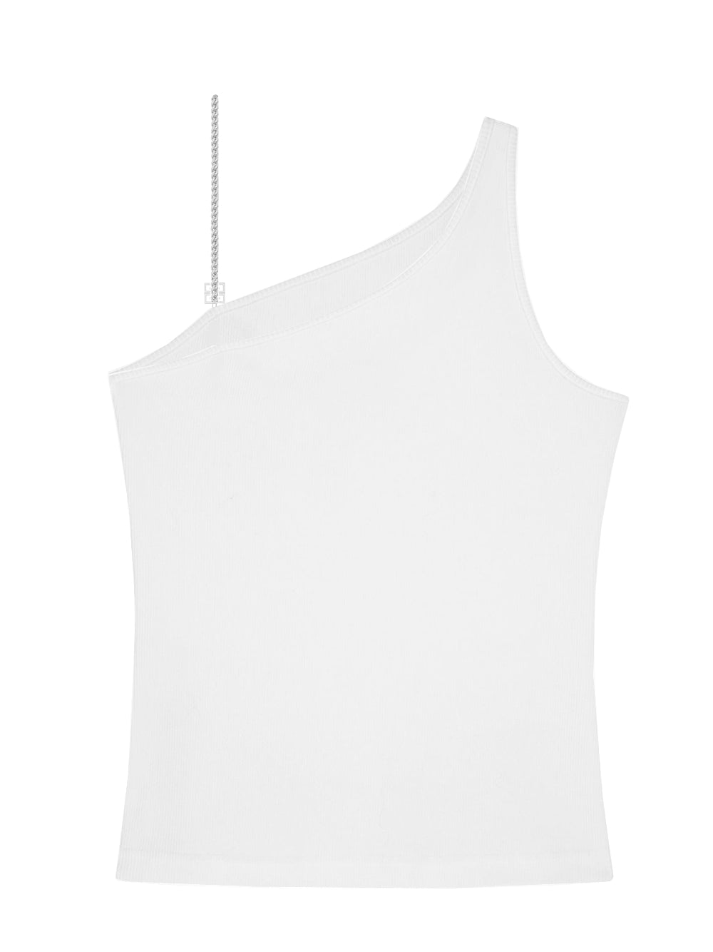 Givenchy Asymmetric Top In Cotton With Chain Detail