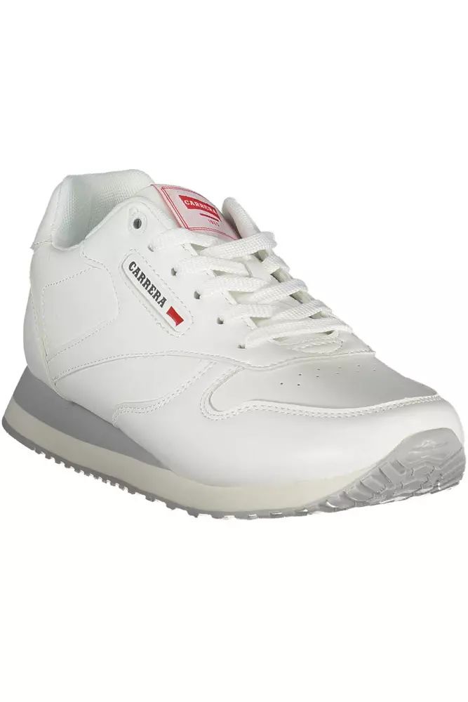 Carrera Sleek White Eco-Leather Sneakers
