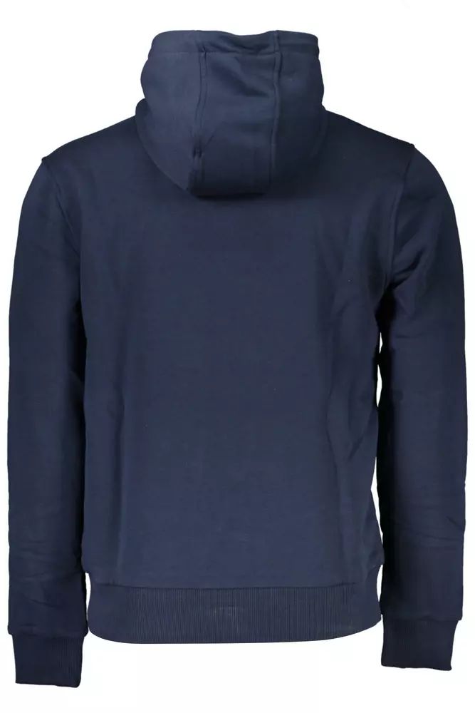 Cavalli Class Chic Blue Hooded Sweatshirt