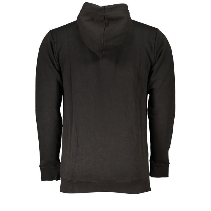 Cavalli Class Chic Black Hooded Sweatshirt - Long Sleeve