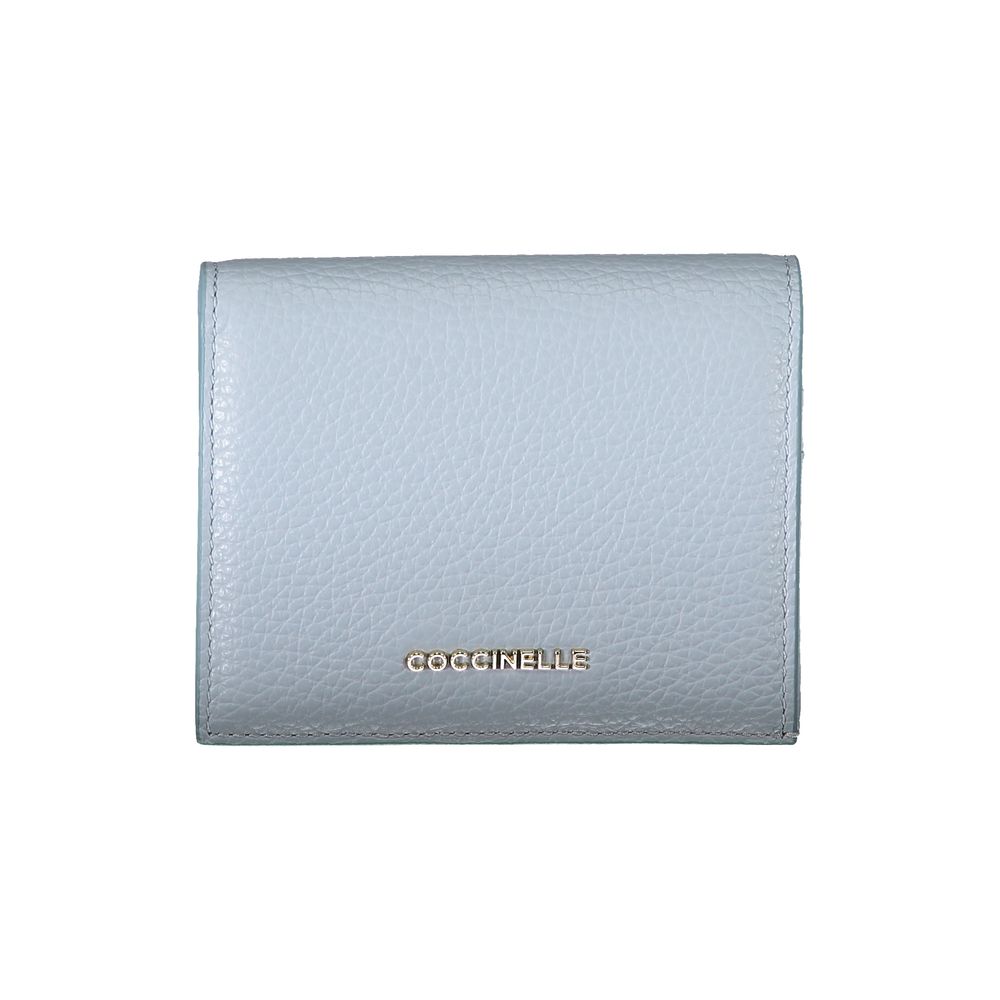 Coccinelle Light Blue Leather Wallet
