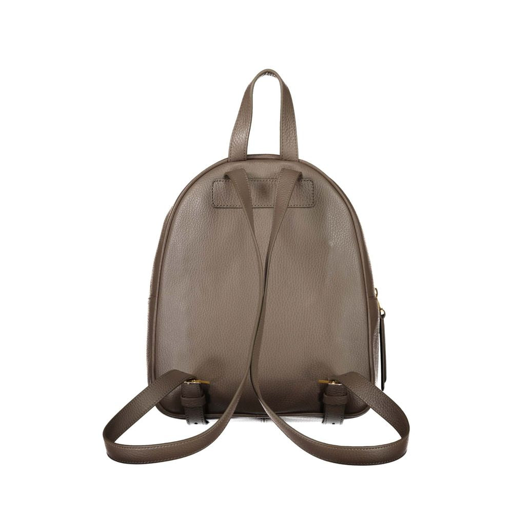 Coccinelle Chic Leather Backpack with Adjustable Straps