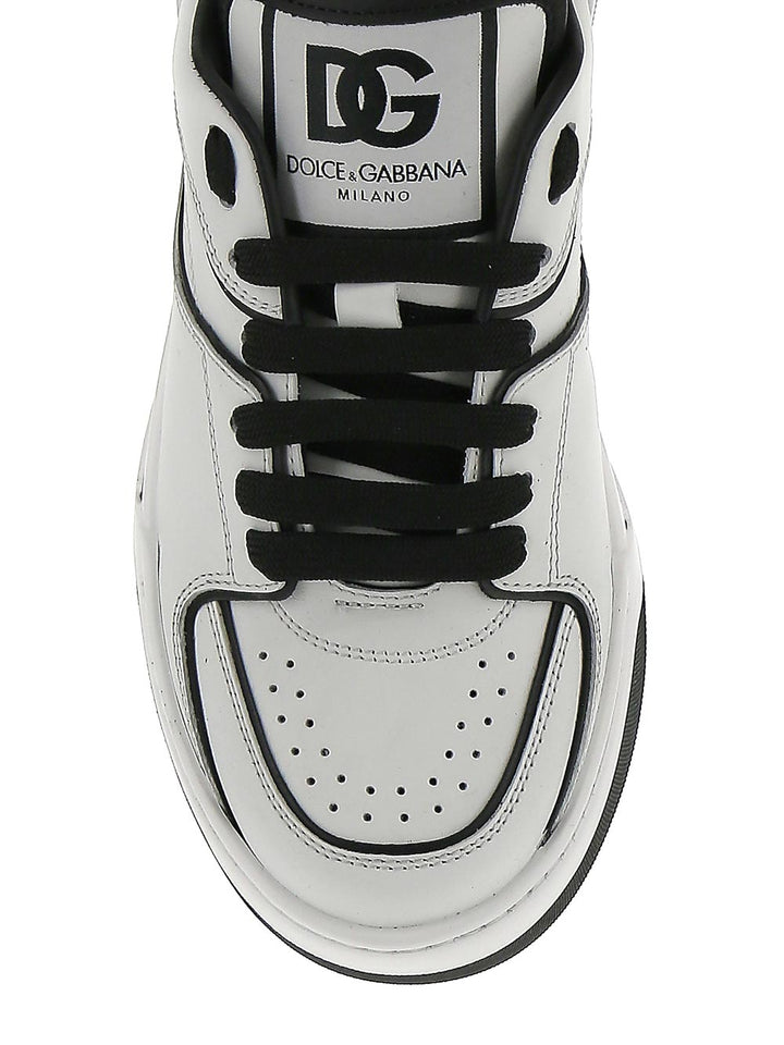 Dolce & Gabbana Calfskin Nappa New Roma Sneakers