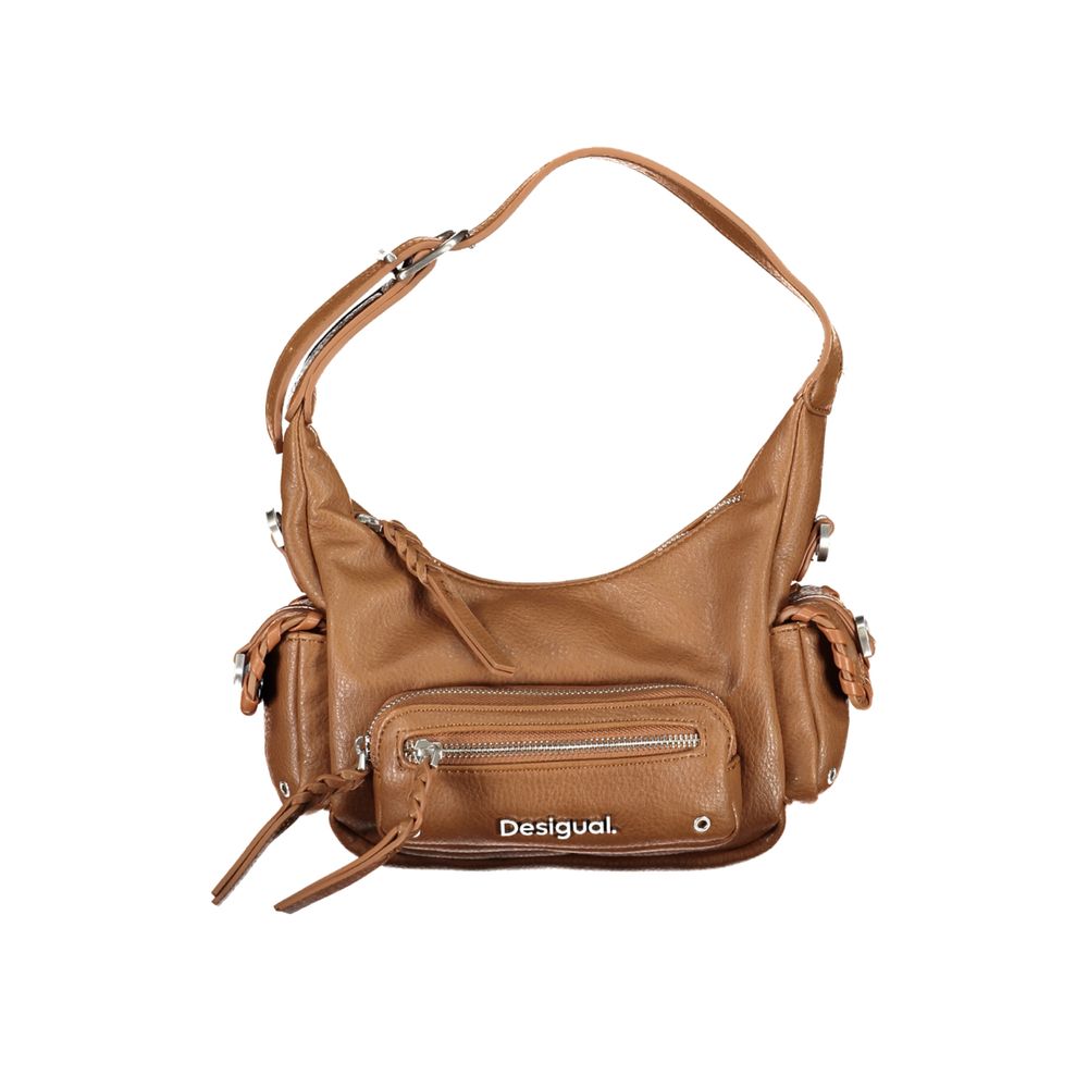 Desigual Brown Polyethylene Handbag