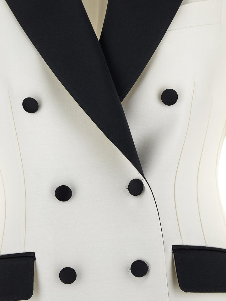 Dolce & Gabbana Double-Breasted Faille Turlington Tuxedo Blazer