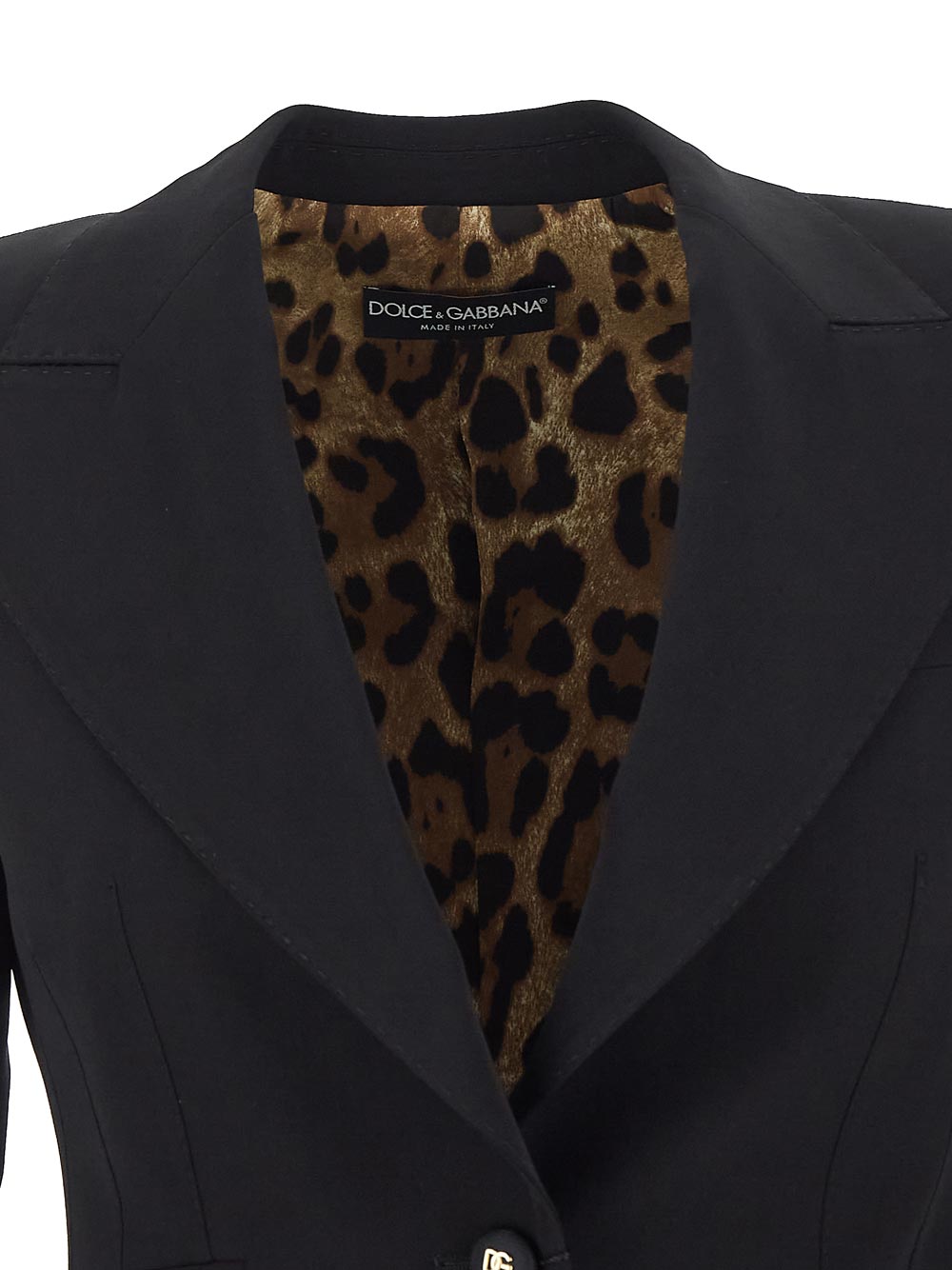 Dolce & Gabbana Gabardine Turlington Jacket With Top-Stitching