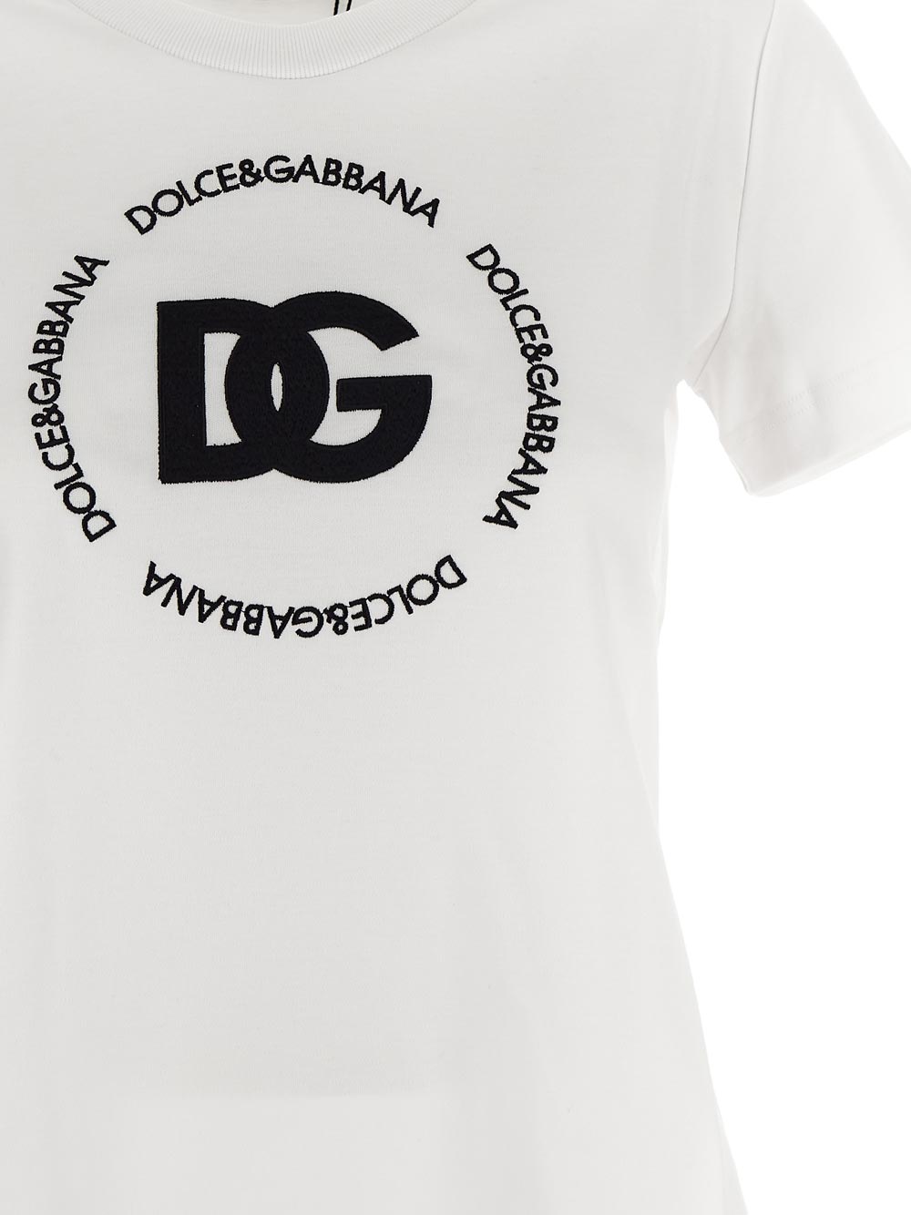 Dolce & Gabbana Jersey T-Shirt With Dg Logo