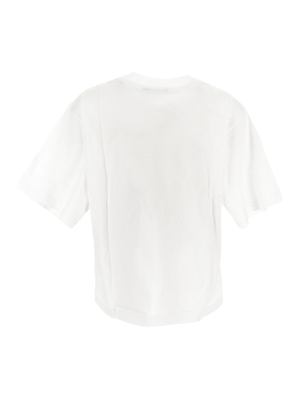 Dolce & Gabbana Short-Sleeved Cotton T-Shirt With Dolce&Gabbana Lettering
