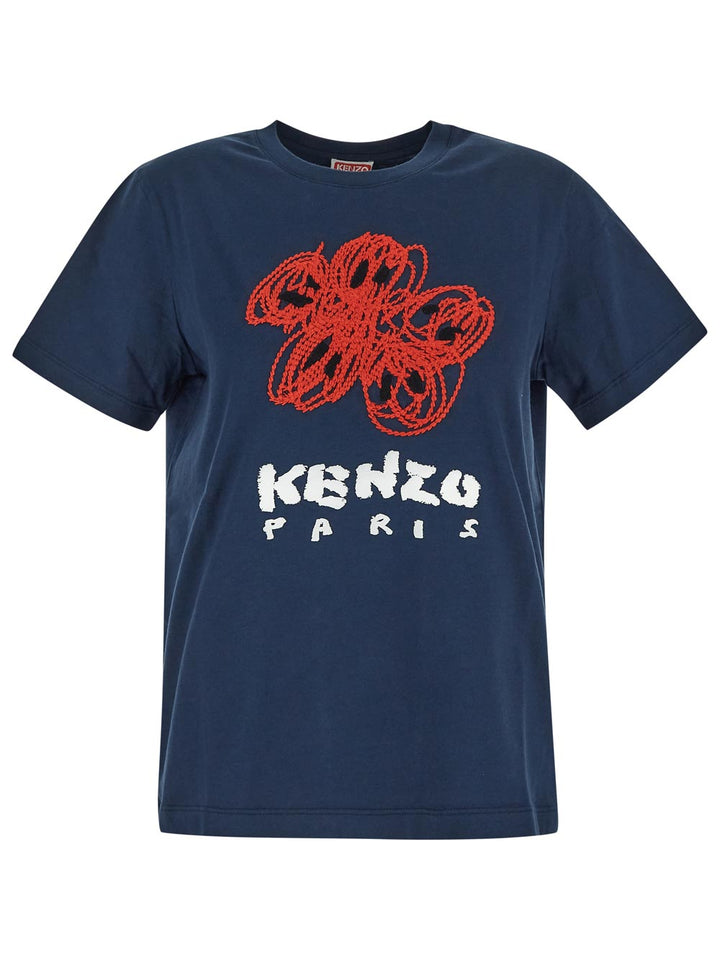 Kenzo Boke Flower-Embroidered T-Shirt