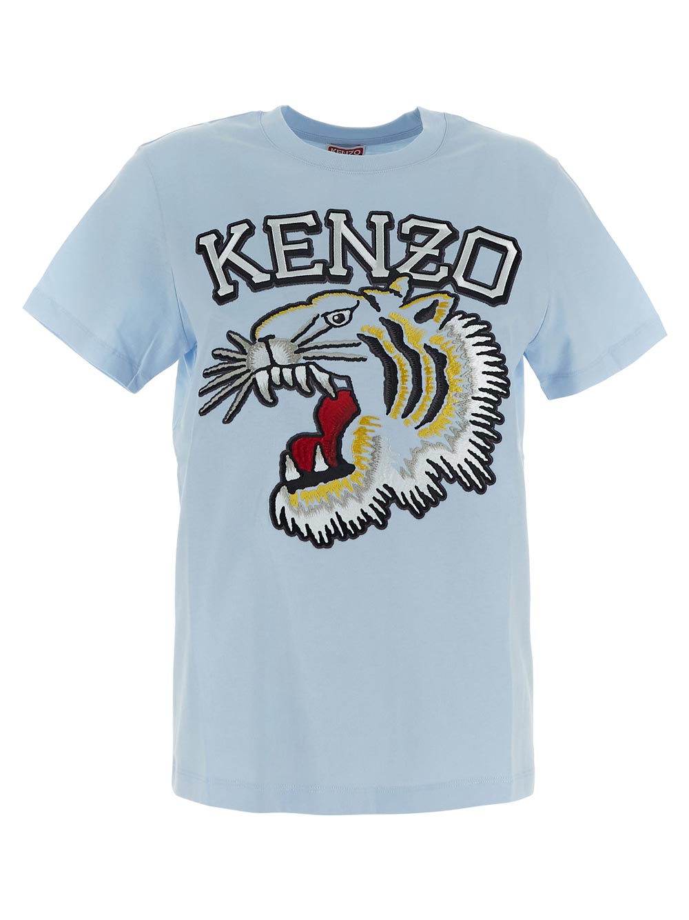 Kenzo Varsity Jungle-Appliqué T-Shirt
