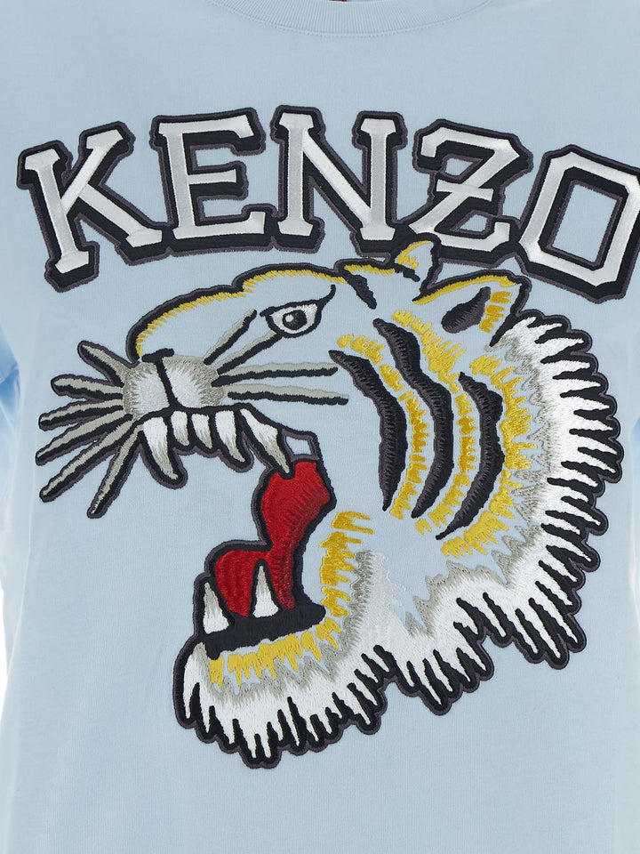 Kenzo Varsity Jungle-Appliqué T-Shirt