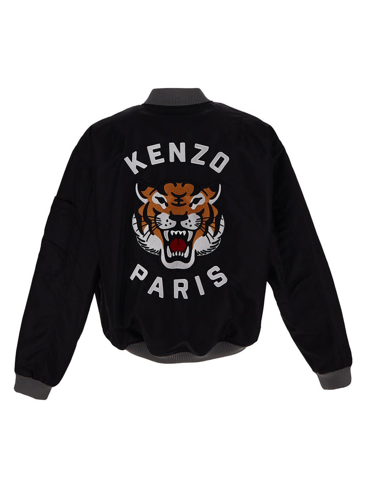 Kenzo  Lucky Tiger Embroidered Bomber Jacket