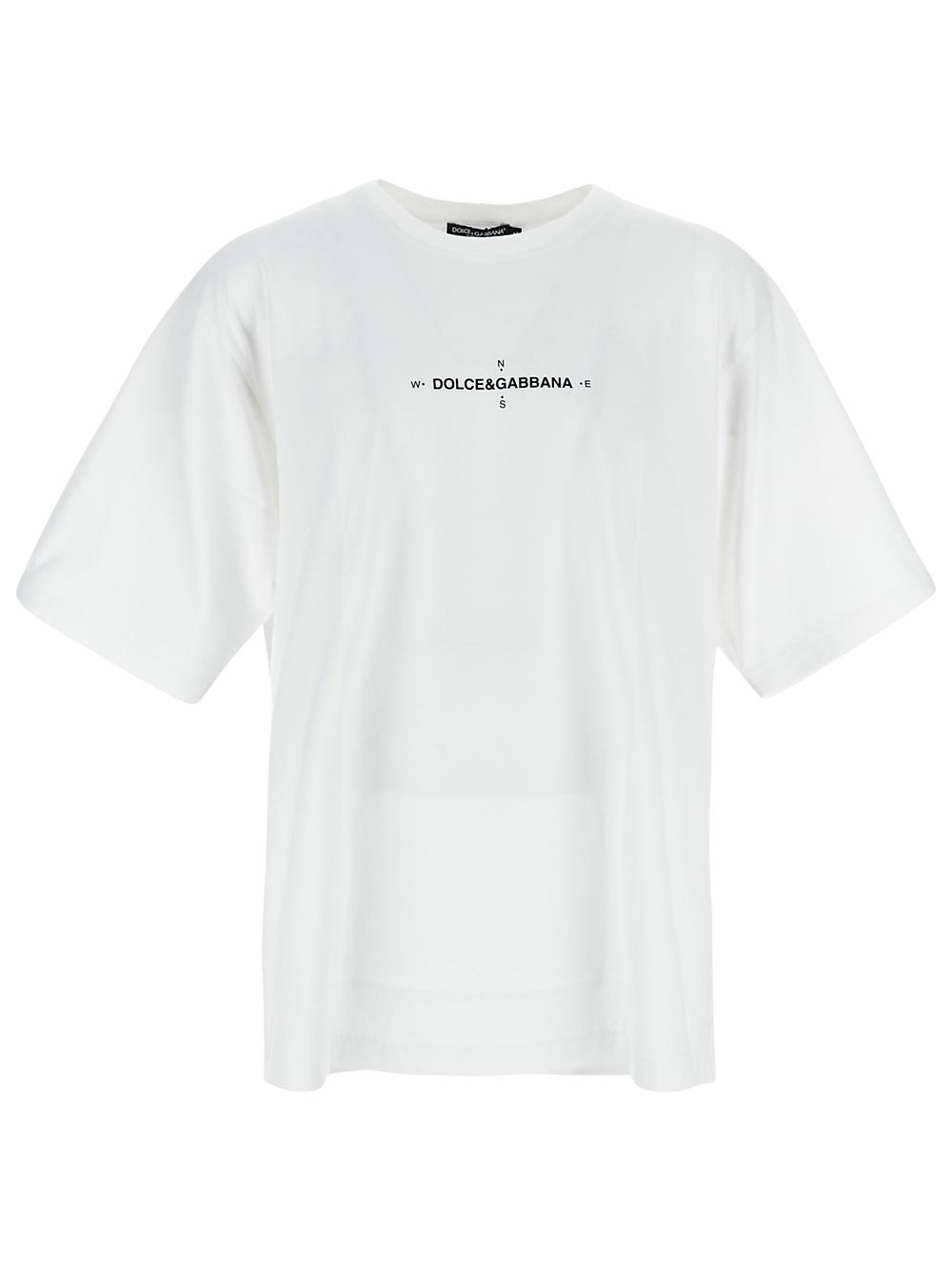 Dolce & Gabbana Marina-Print Cotton T-Shirt