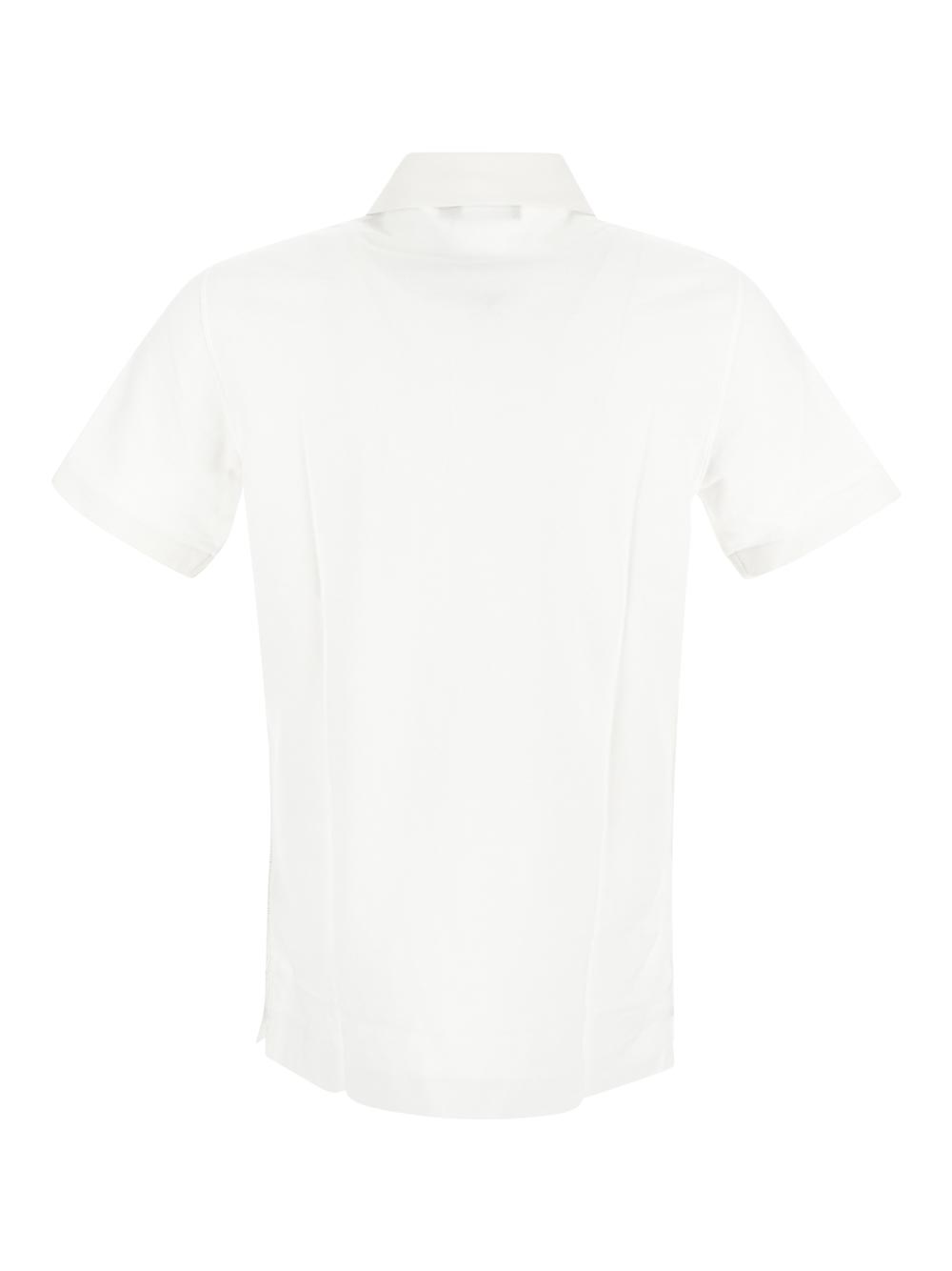 Dolce & Gabbana Logo-Tag Piqué Polo Shirt