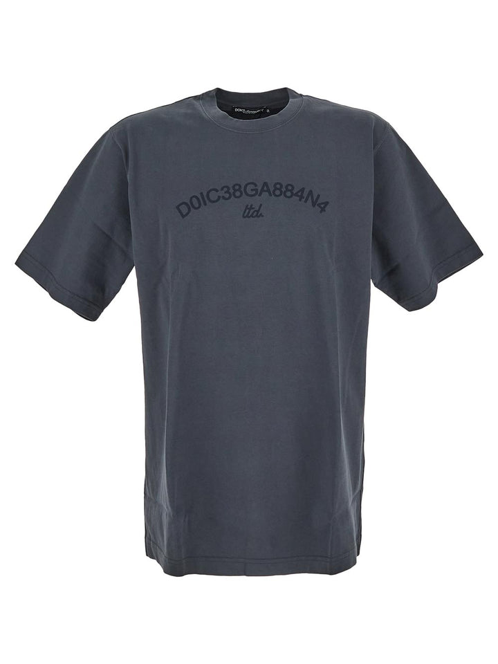 Dolce & Gabbana Cotton T-Shirt With Dolce&Gabbana Logo
