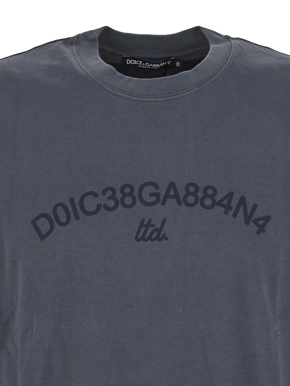 Dolce & Gabbana Cotton T-Shirt With Dolce&Gabbana Logo