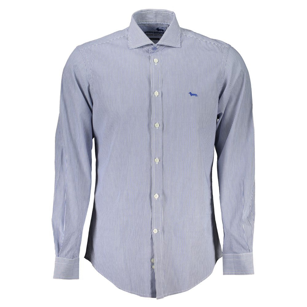 Harmont & Blaine Elegant Blue Organic Cotton Shirt