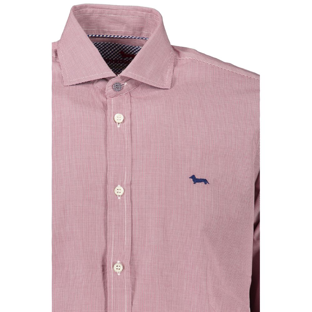 Harmont & Blaine Chic Pink Narrow Fit Long Sleeve Shirt