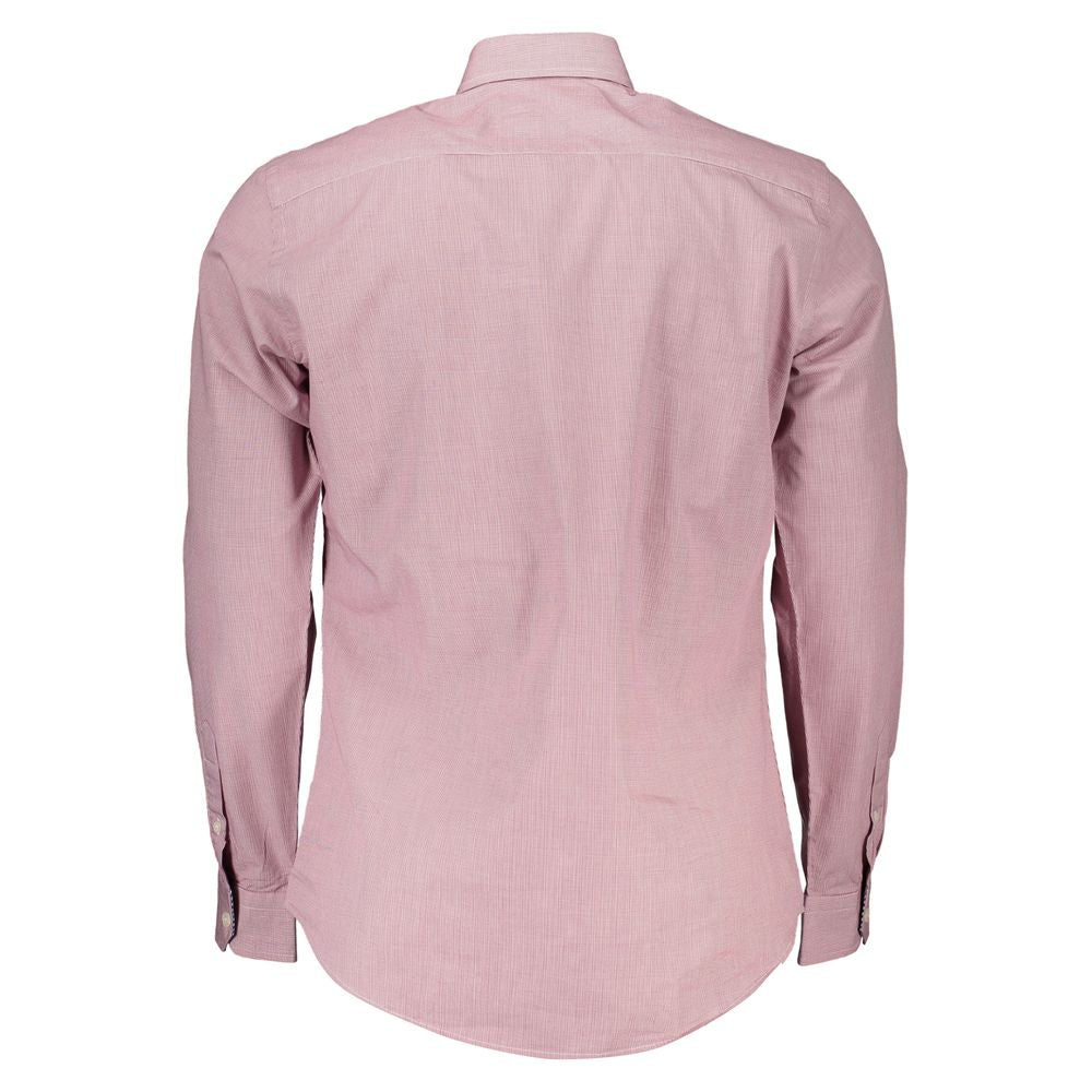 Harmont & Blaine Chic Pink Narrow Fit Long Sleeve Shirt