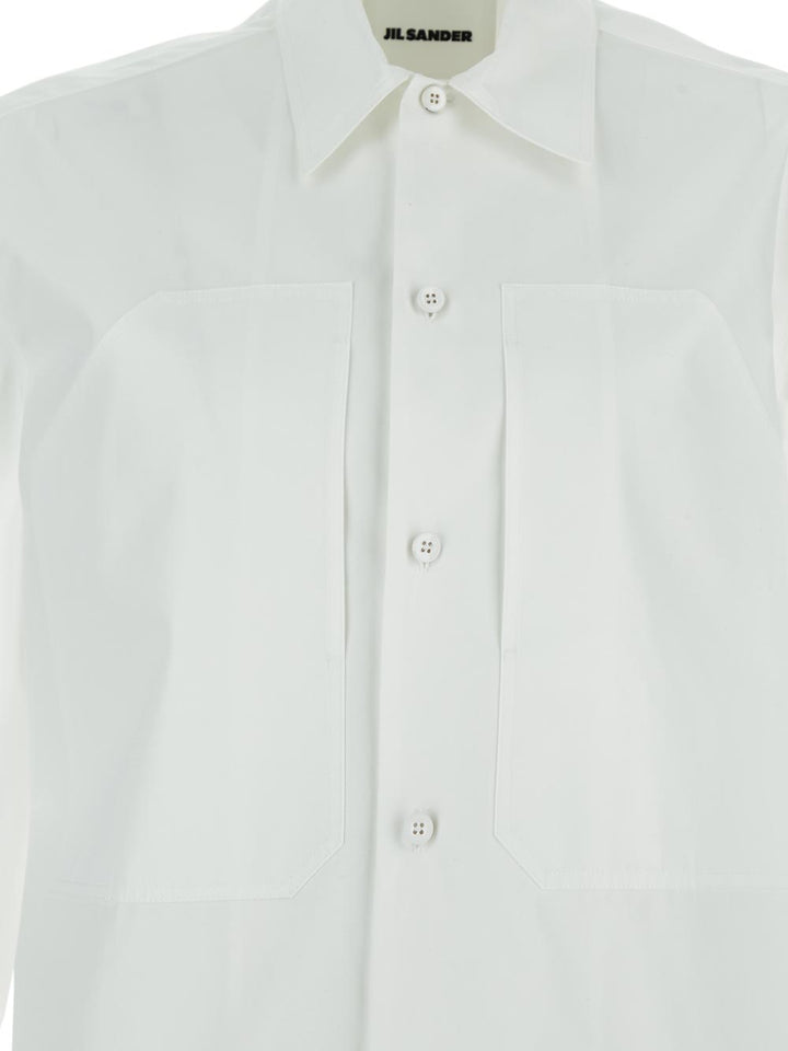Jil Sander  Patch Pockets Cotton Shirt
