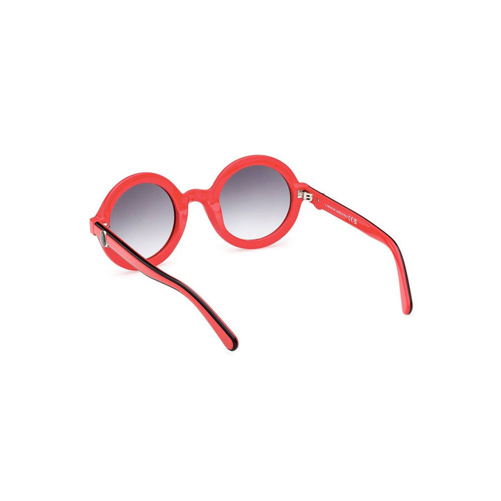 Moncler Chic Round Lens Contrast Detail Sunglasses