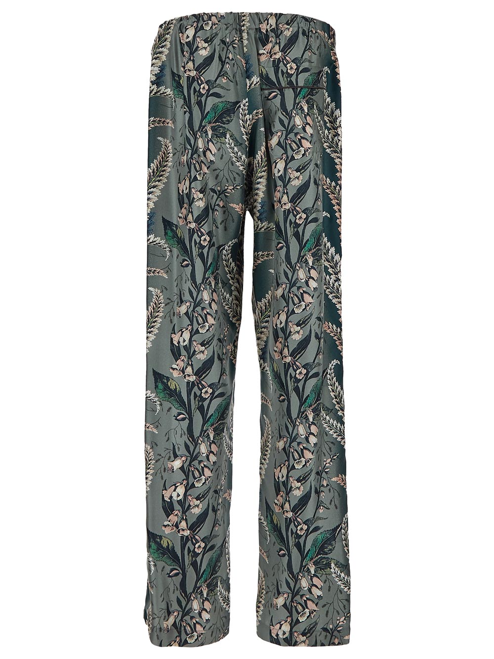 Etro Printed Silk Trousers