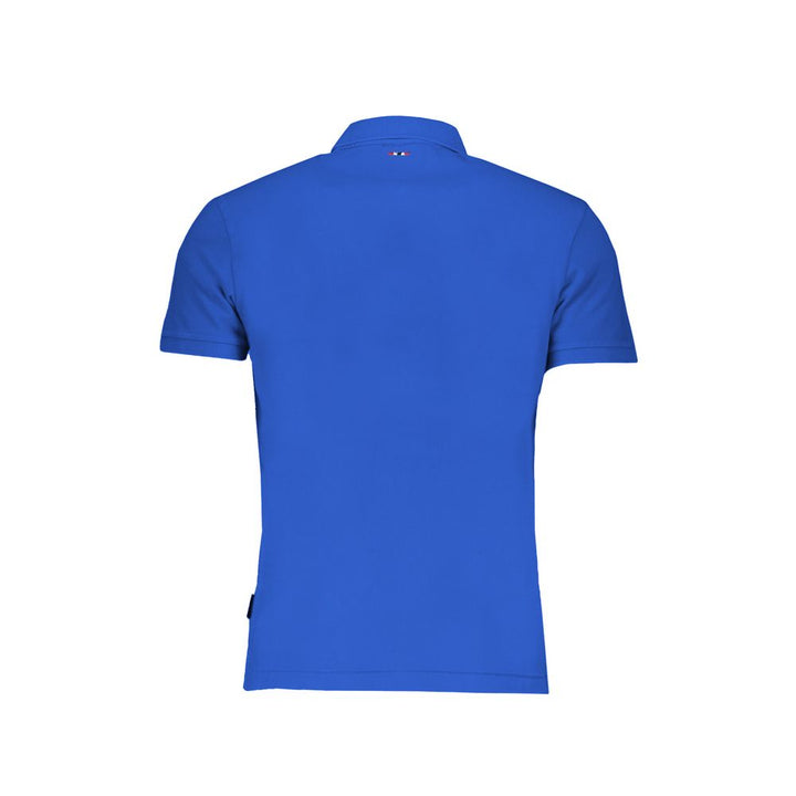 Napapijri Blue Cotton Polo Shirt