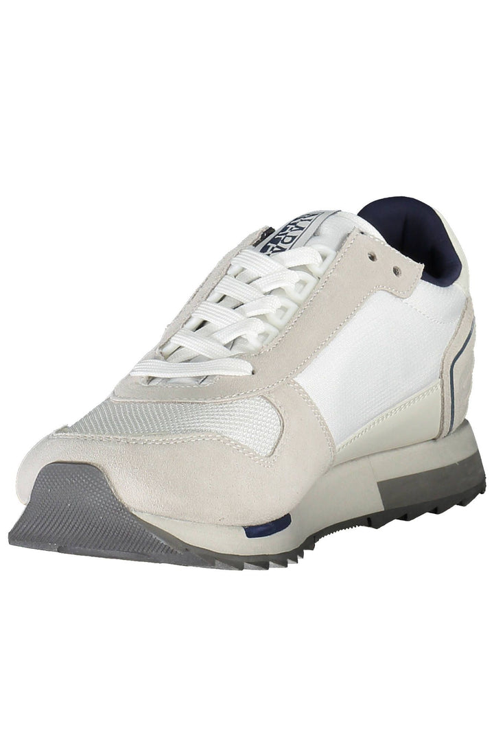 Napapijri Elegant White Laced Sports Sneakers