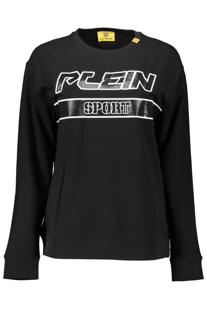 Plein Sport Sleek Long-Sleeve Sweatshirt with Logo Detail