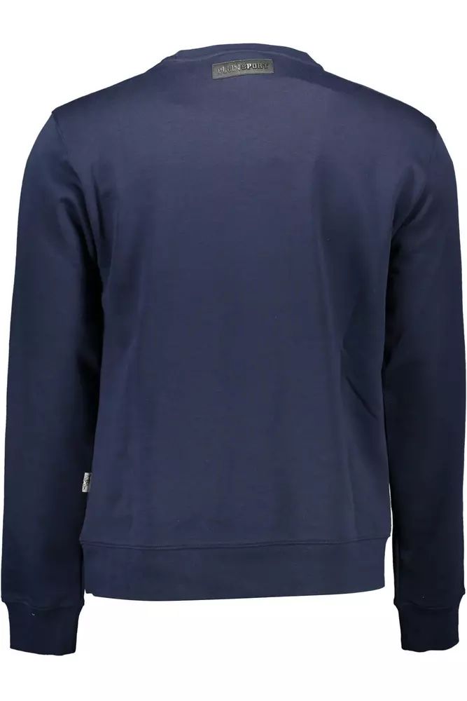 Plein Sport Athletic Blue Contrasting Sweatshirt