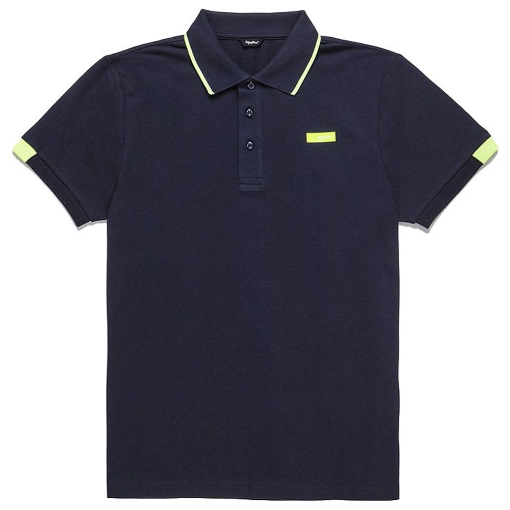 Refrigiwear Elegant Cotton Polo Shirt with Contrast Accents