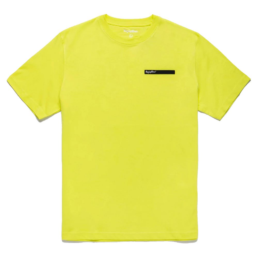 Refrigiwear Embossed Logo Cotton T-Shirt in Yellow
