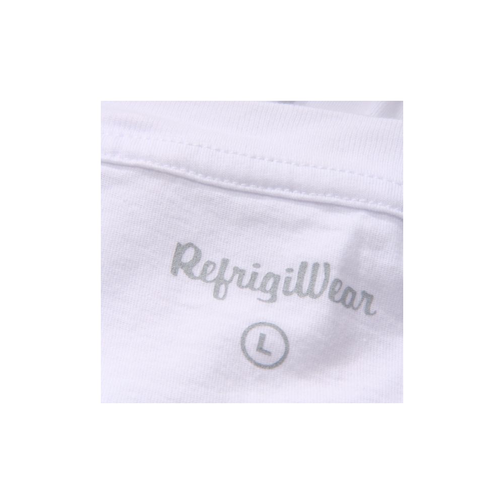 Refrigiwear Elegant Crew-Neck Spotted Logo Tee