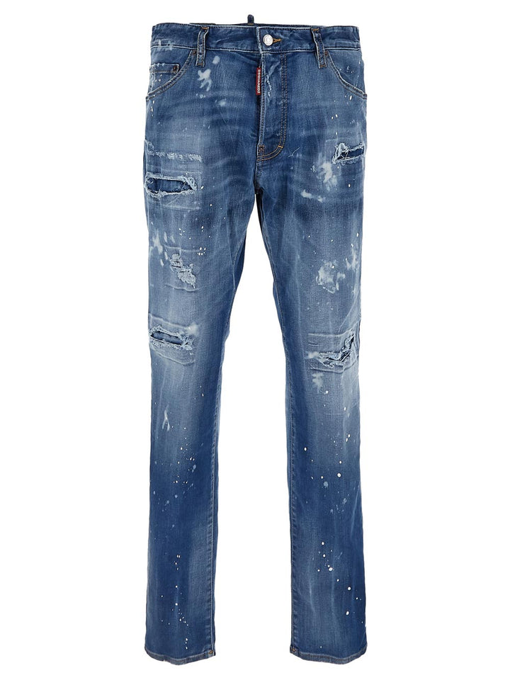 Dsquared2 Medium Iced Spots Wash Cool Guy Jeans