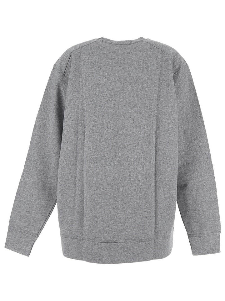 Ganni Grey Isoli Drop Shoulder Sweatshirt