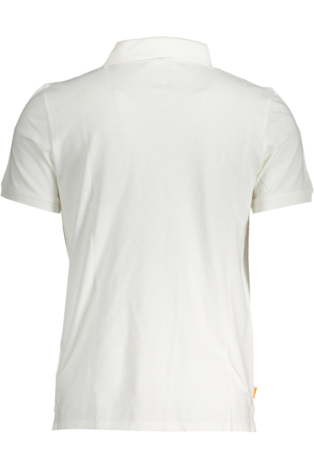 Timberland Elegant White Cotton Polo Shirt