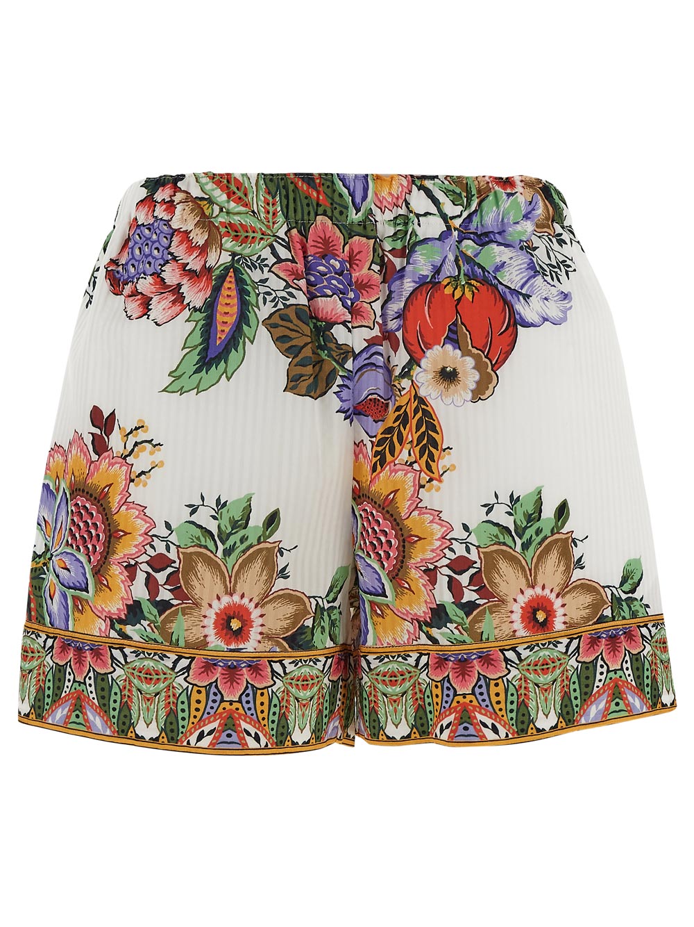 Etro Multicoloured Bouquet Shorts