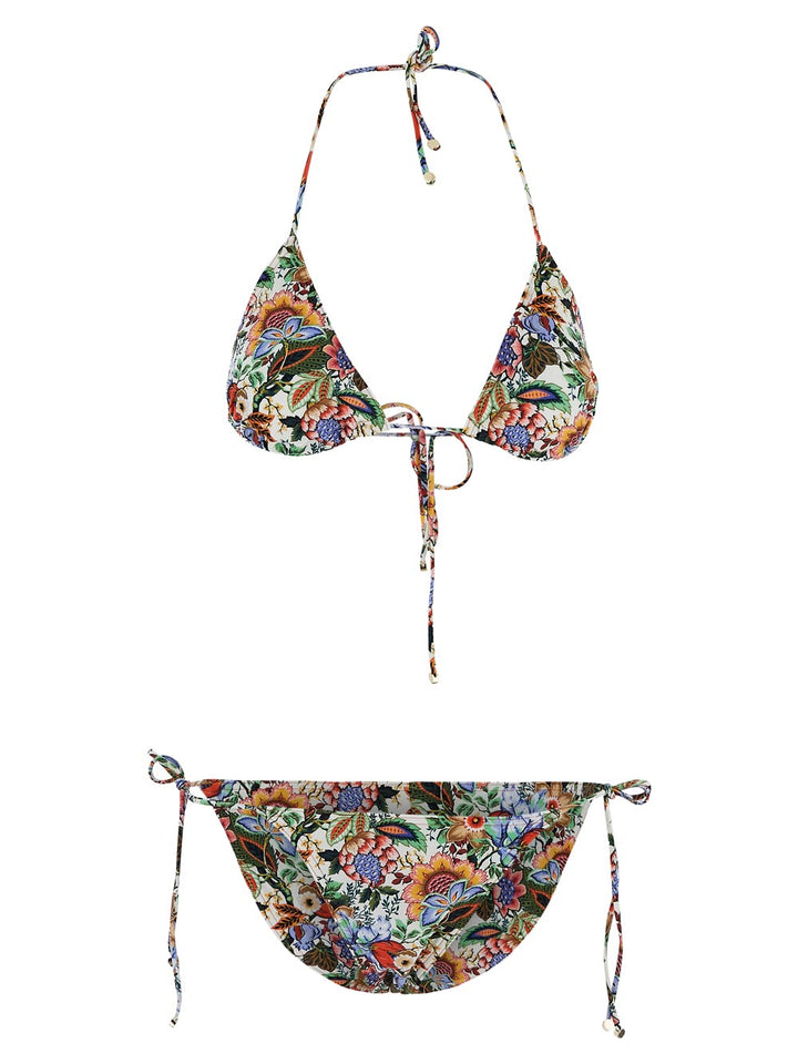 Etro Multicoloured Bouquet Bikini