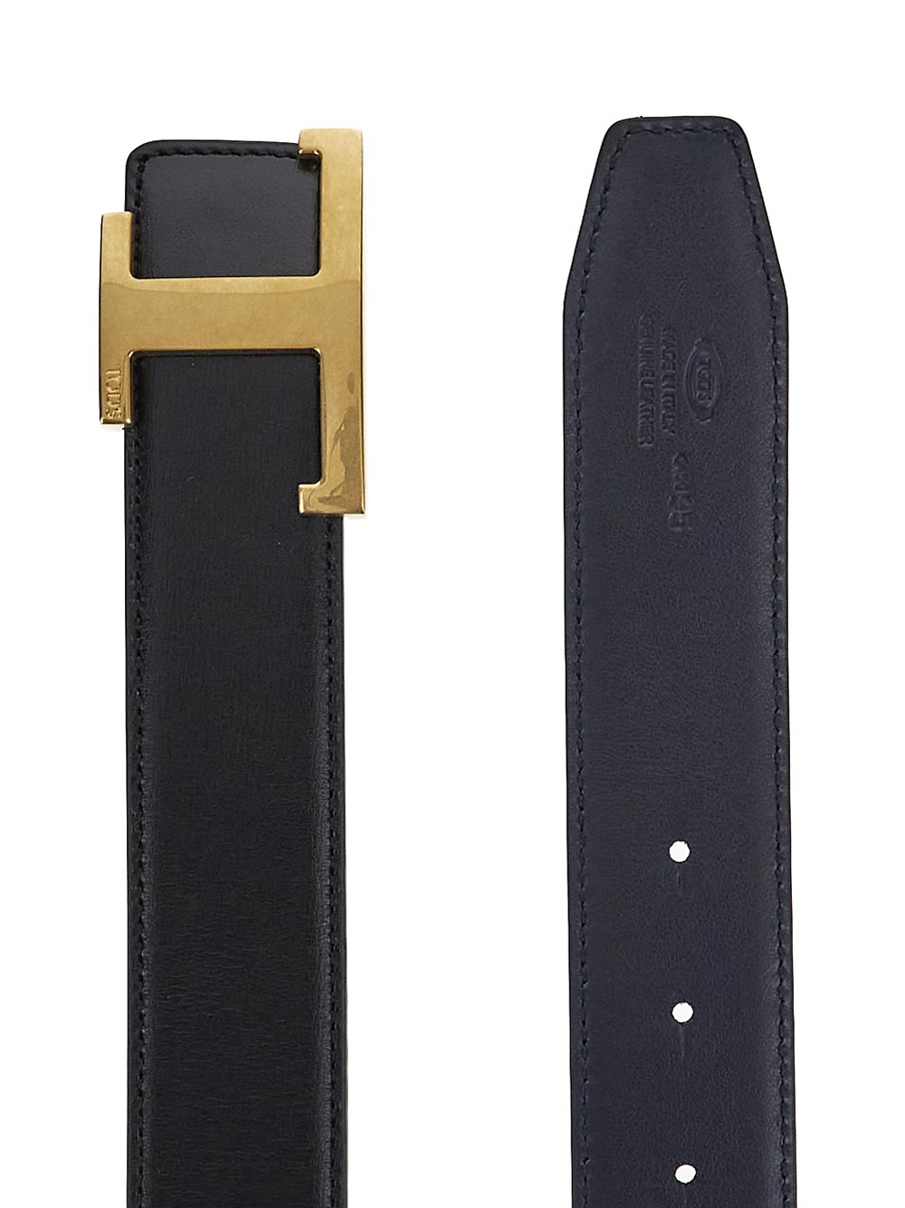 Tod'S T Timeless Reversible Belt In Leather