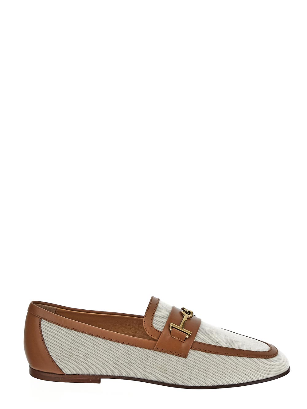 Tod'S Loafers In Fabric And Leather