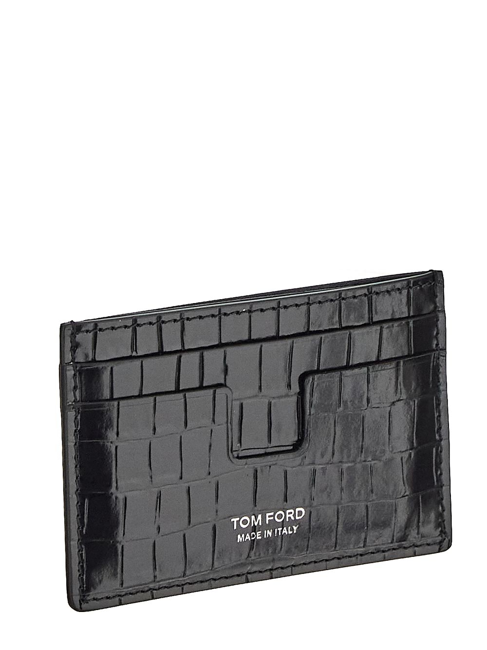 Tom Ford Printed Croc Cardholder