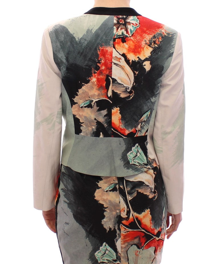 Sachin & Babi Elegant Silk Blend Multicolor Blazer