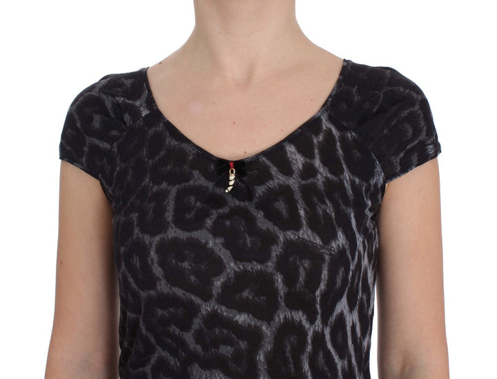 Chic Leopard Modal Top by Cavalli